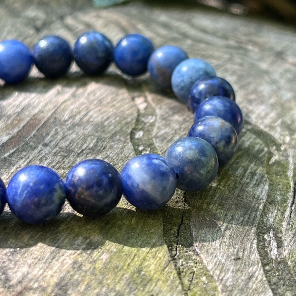 8mm‎ sodalite stretchable bracelet